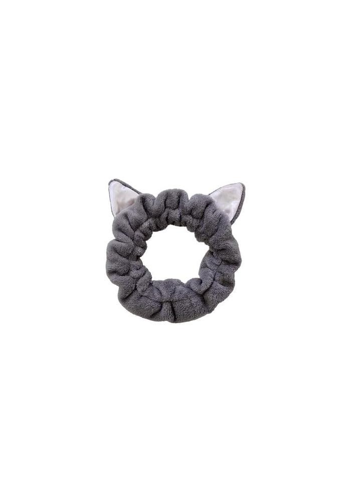 Daiso Cat Ear Hair Turban - Grey